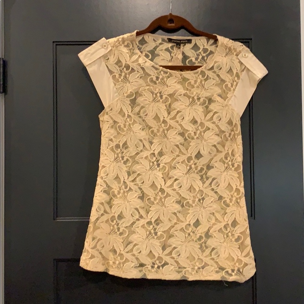 Cynthia Steffe lace top